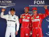 GP RUSSIA, 29.04.2017 - Qualifiche, 3rd place Valtteri Bottas (FIN) Mercedes AMG F1 W08, Sebastian Vettel (GER) Ferrari SF70H pole position e 2nd place Kimi Raikkonen (FIN) Ferrari SF70H