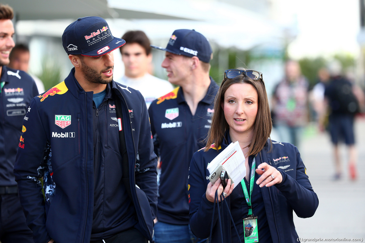 GP RUSSIA, 27.04.2017 - Daniel Ricciardo (AUS) Red Bull Racing RB13