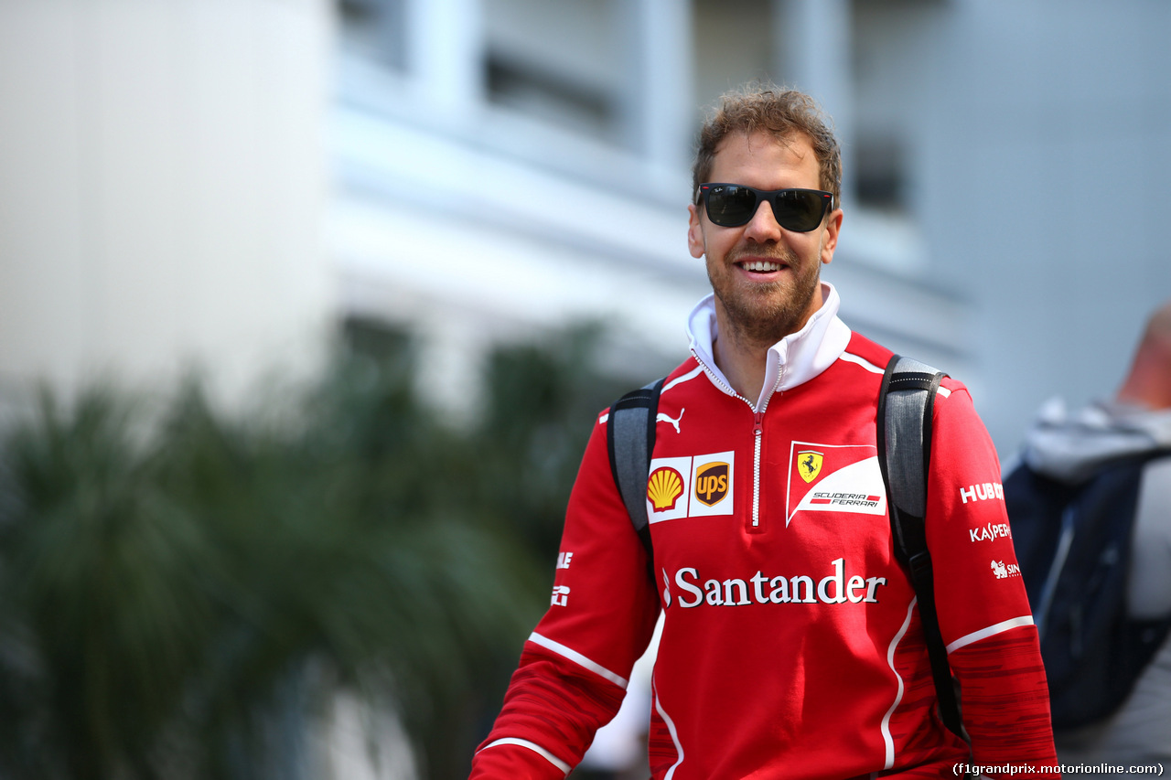 GP RUSSIA, 28.04.2017 - Sebastian Vettel (GER) Ferrari SF70H