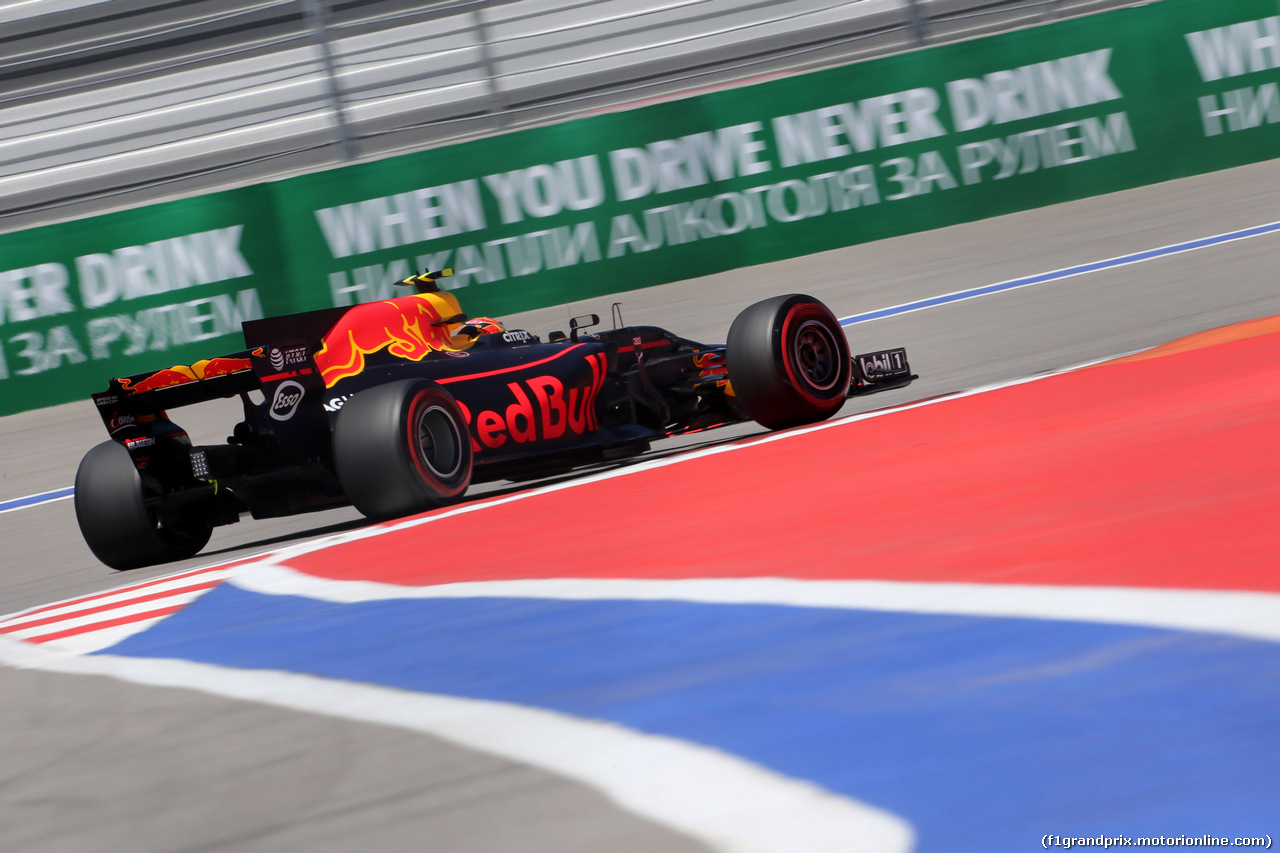 GP RUSSIA, 28.04.2017 - Prove Libere 1, Max Verstappen (NED) Red Bull Racing RB13