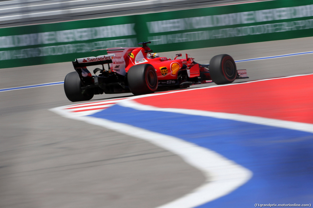 GP RUSSIA, 28.04.2017 - Prove Libere 1, Sebastian Vettel (GER) Ferrari SF70H