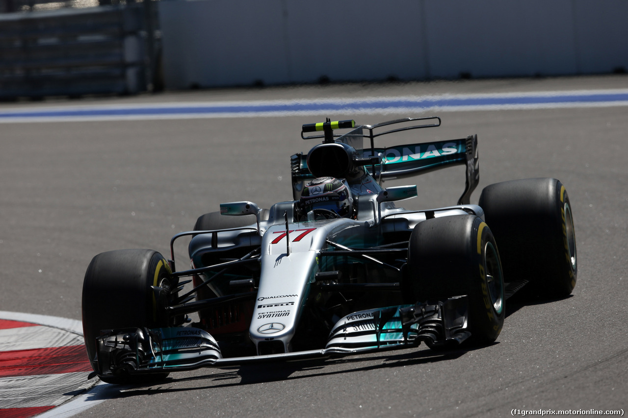 GP RUSSIA, 28.04.2017 - Prove Libere 1, Valtteri Bottas (FIN) Mercedes AMG F1 W08