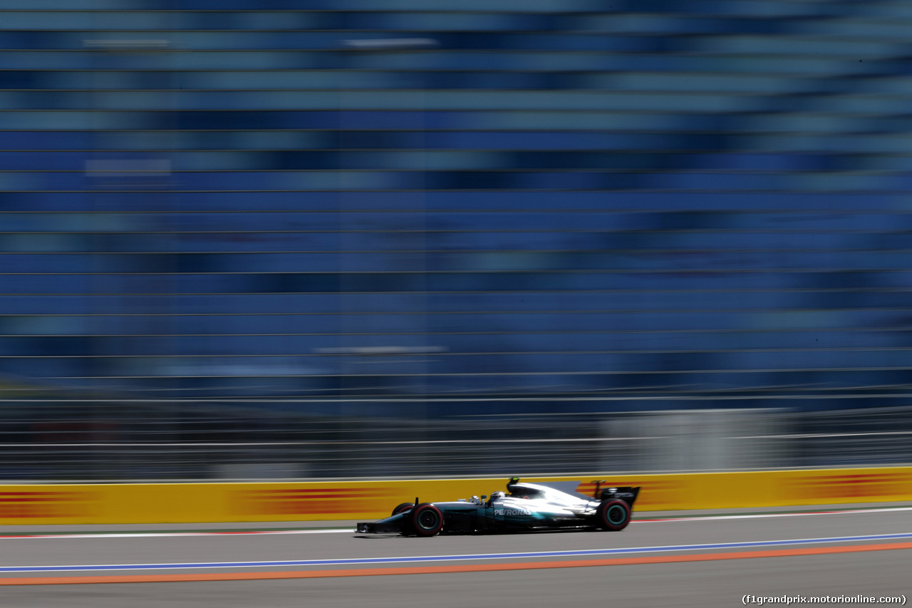 GP RUSSIA, 28.04.2017 - Prove Libere 1, Valtteri Bottas (FIN) Mercedes AMG F1 W08