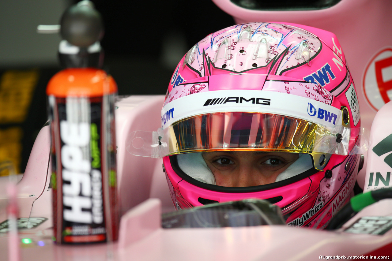 GP RUSSIA, 28.04.2017 - Prove Libere 1, Esteban Ocon (FRA) Sahara Force India F1 VJM10