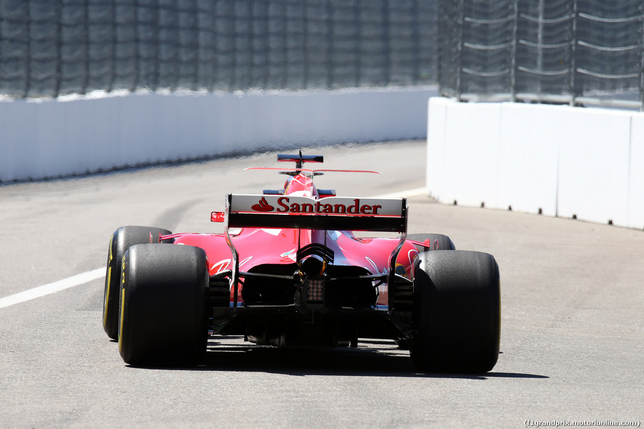GP RUSSIA, 28.04.2017 - Prove Libere 1, Sebastian Vettel (GER) Ferrari SF70H