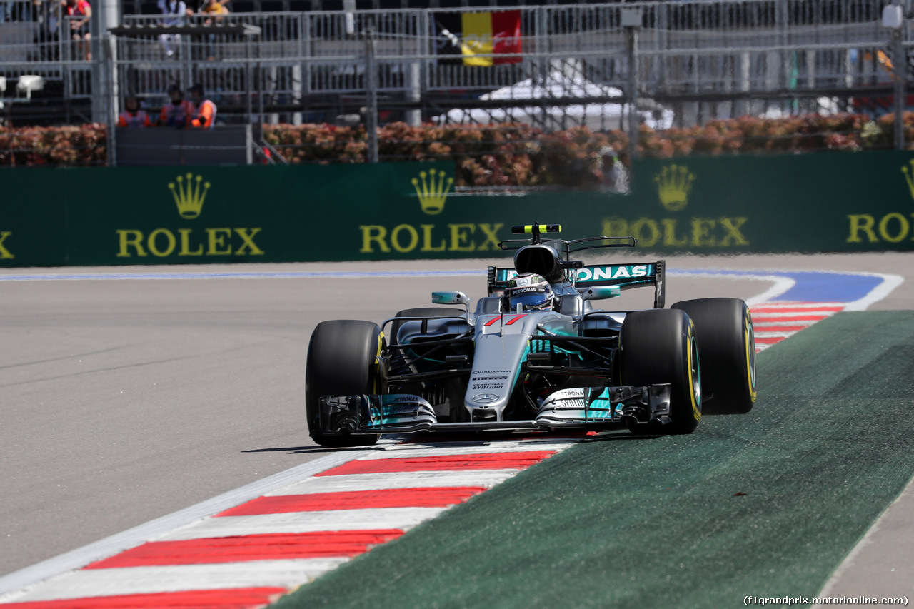 GP RUSSIA, 28.04.2017 - Prove Libere 1, Valtteri Bottas (FIN) Mercedes AMG F1 W08