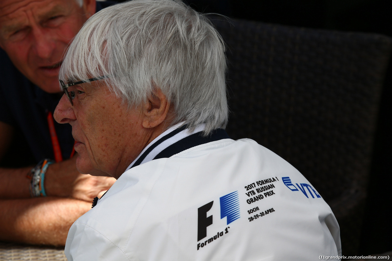 GP RUSSIA, 28.04.2017 - Bernie Ecclestone (GBR)