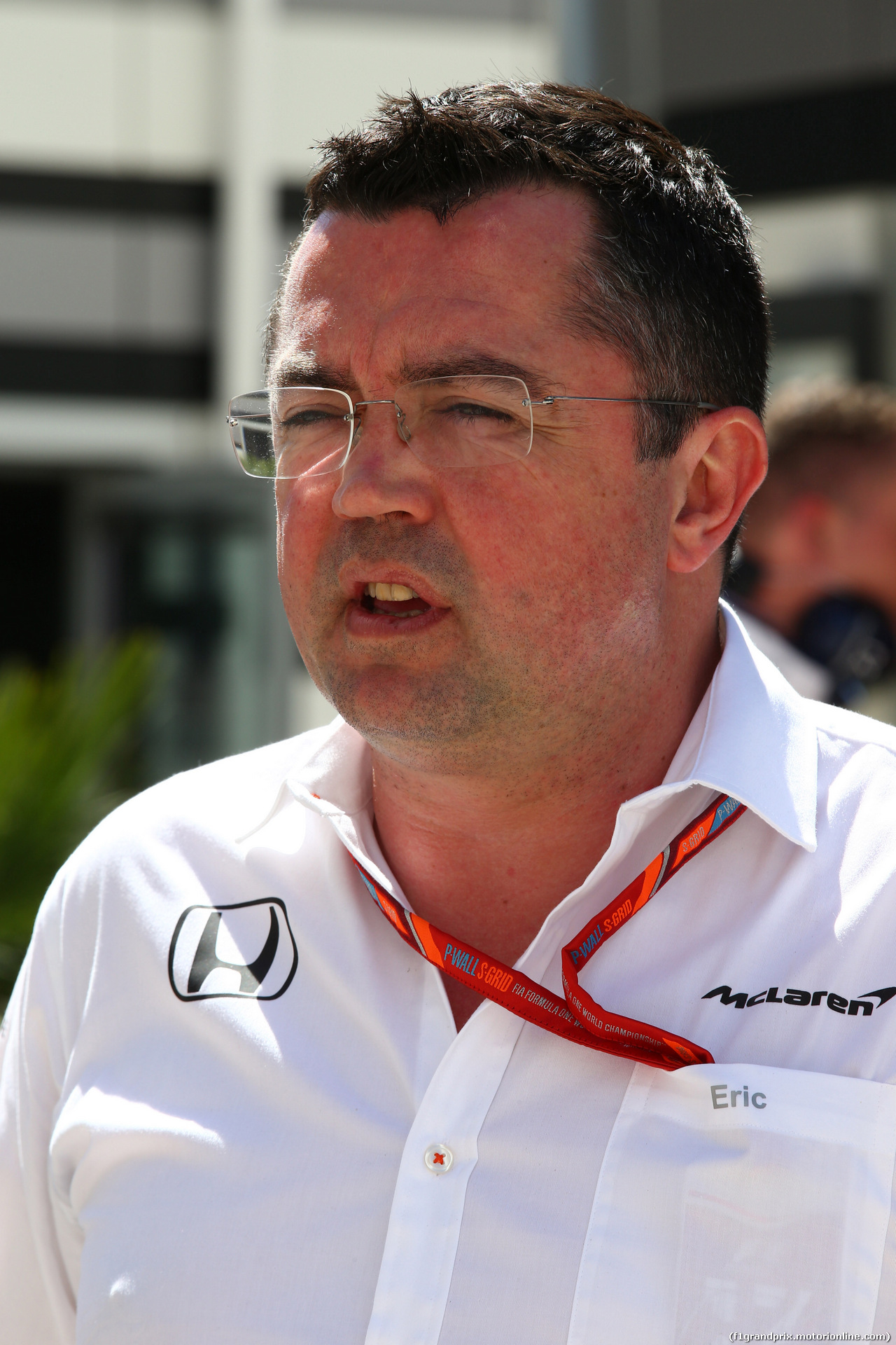 GP RUSSIA, 28.04.2017 - Eric Boullier (FRA) McLaren Racing Director