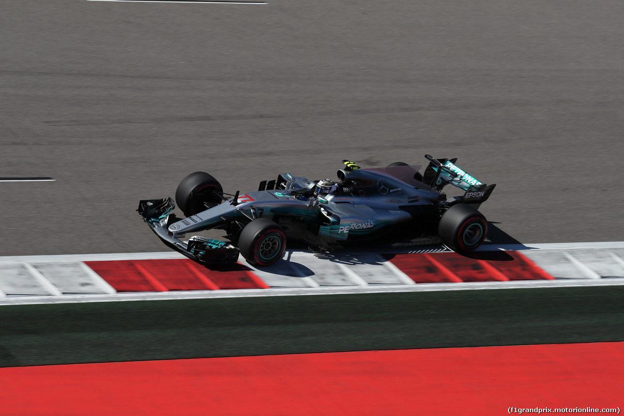 GP RUSSIA, 28.04.2017 - Prove Libere 2, Valtteri Bottas (FIN) Mercedes AMG F1 W08