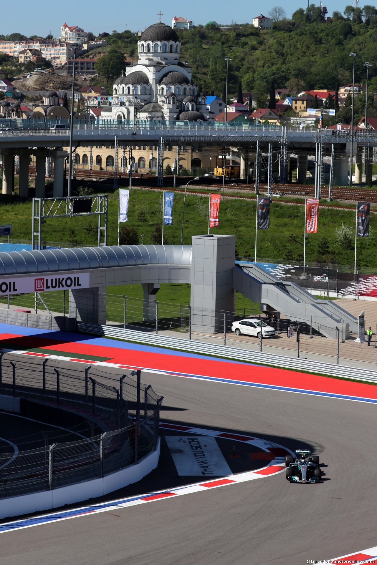 GP RUSSIA, 28.04.2017 - Prove Libere 2, Valtteri Bottas (FIN) Mercedes AMG F1 W08