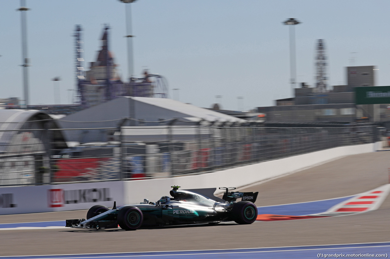 GP RUSSIA, 28.04.2017 - Prove Libere 2, Valtteri Bottas (FIN) Mercedes AMG F1 W08