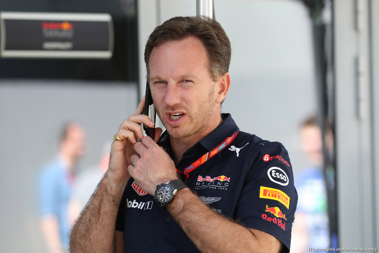 GP RUSSIA, 28.04.2017 - Prove Libere 2, Christian Horner (GBR), Red Bull Racing, Sporting Director
