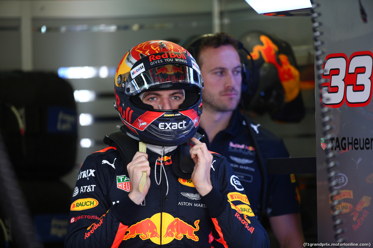 GP RUSSIA, 28.04.2017 - Prove Libere 2, Max Verstappen (NED) Red Bull Racing RB13