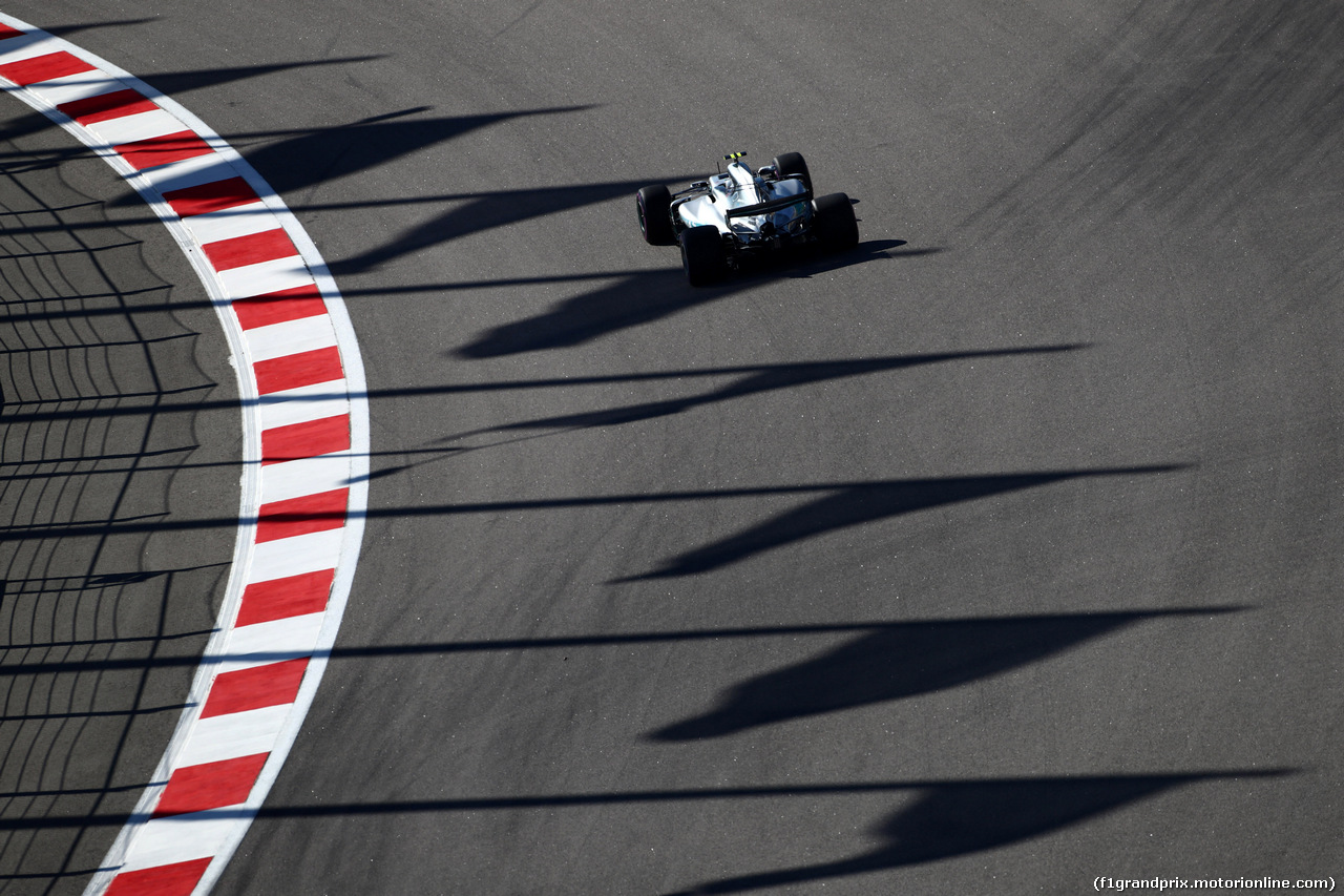 GP RUSSIA, 28.04.2017 - Prove Libere 2, Valtteri Bottas (FIN) Mercedes AMG F1 W08