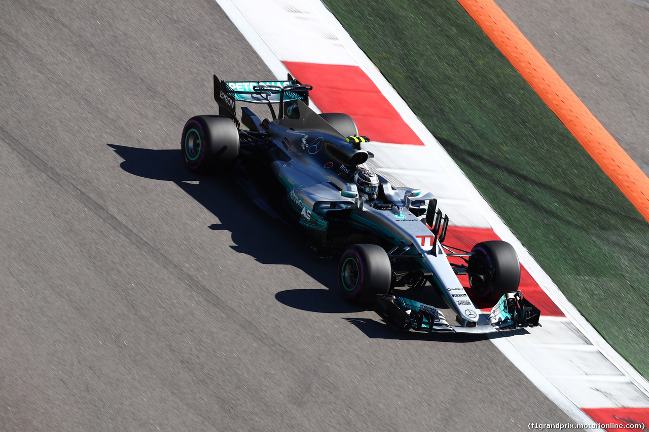 GP RUSSIA, 28.04.2017 - Prove Libere 2, Valtteri Bottas (FIN) Mercedes AMG F1 W08