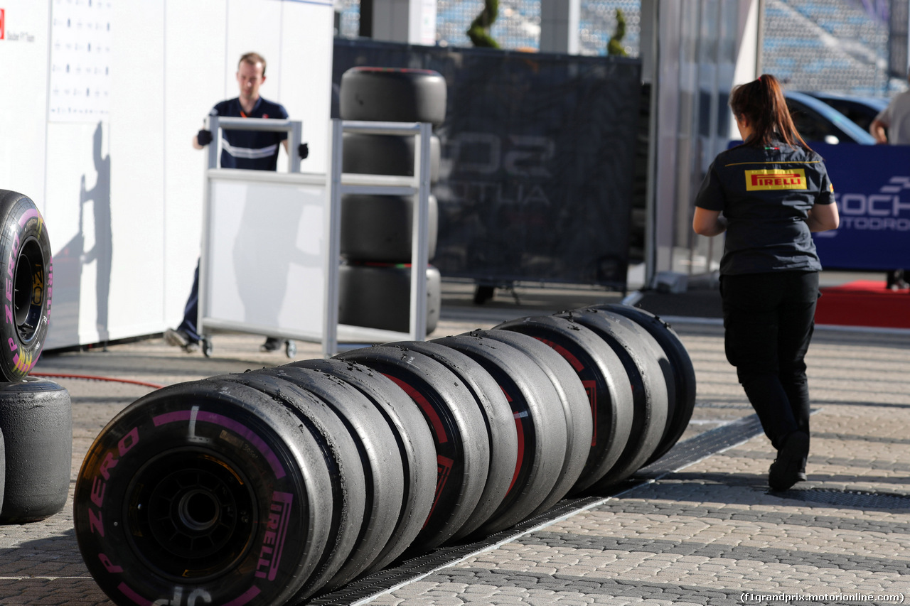GP RUSSIA, 28.04.2017 - Pirelli Tyres