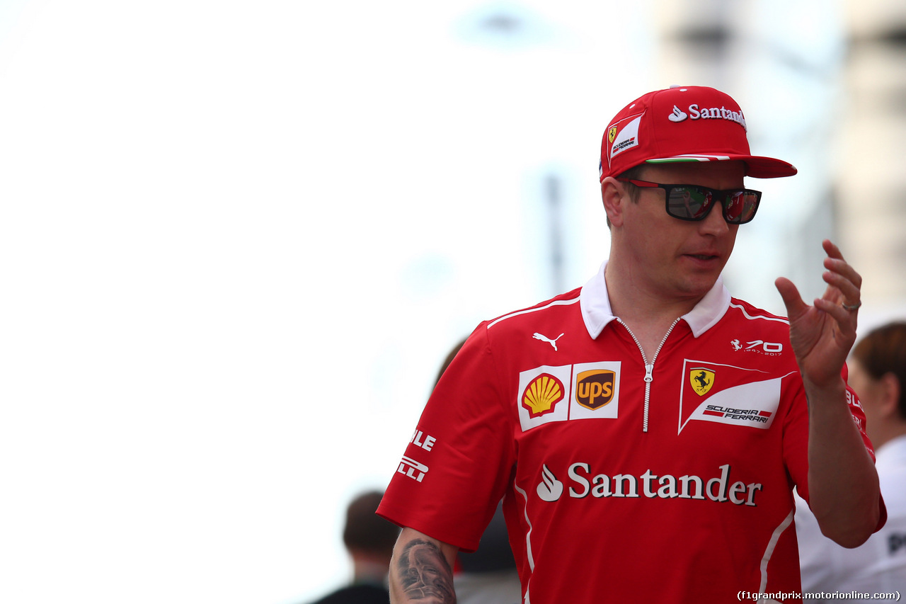 GP RUSSIA, 28.04.2017 - Kimi Raikkonen (FIN) Ferrari SF70H