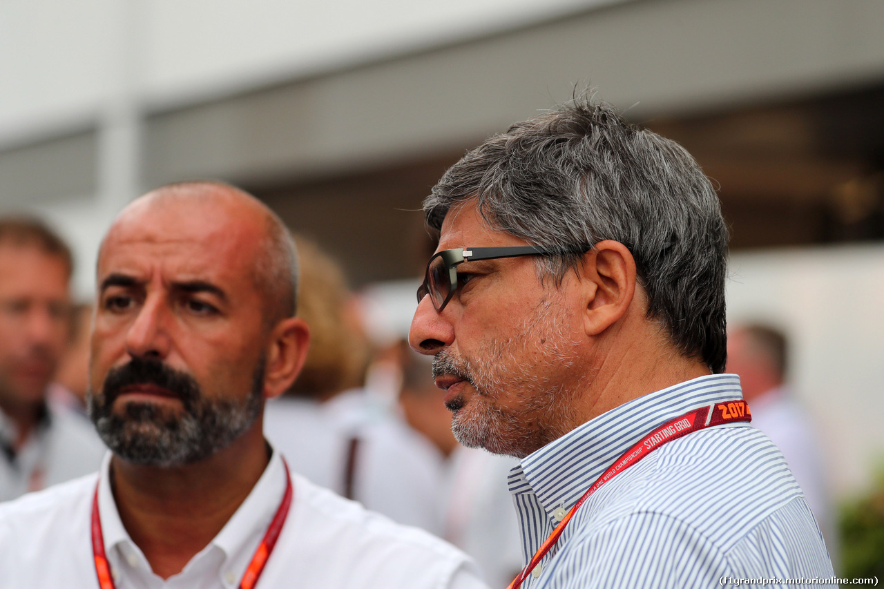 GP SINGAPORE, 17.09.2017 - Ivan Capelli (ITA) ACI Milano, President e Giancarlo Bruno (ITA) RAI TV