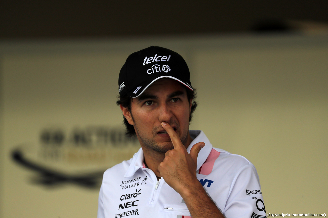 GP SINGAPORE, 17.09.2017 - Sergio Perez (MEX) Sahara Force India F1 VJM010