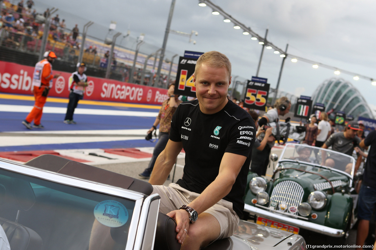 GP SINGAPORE, 17.09.2017 - Valtteri Bottas (FIN) Mercedes AMG F1 W08