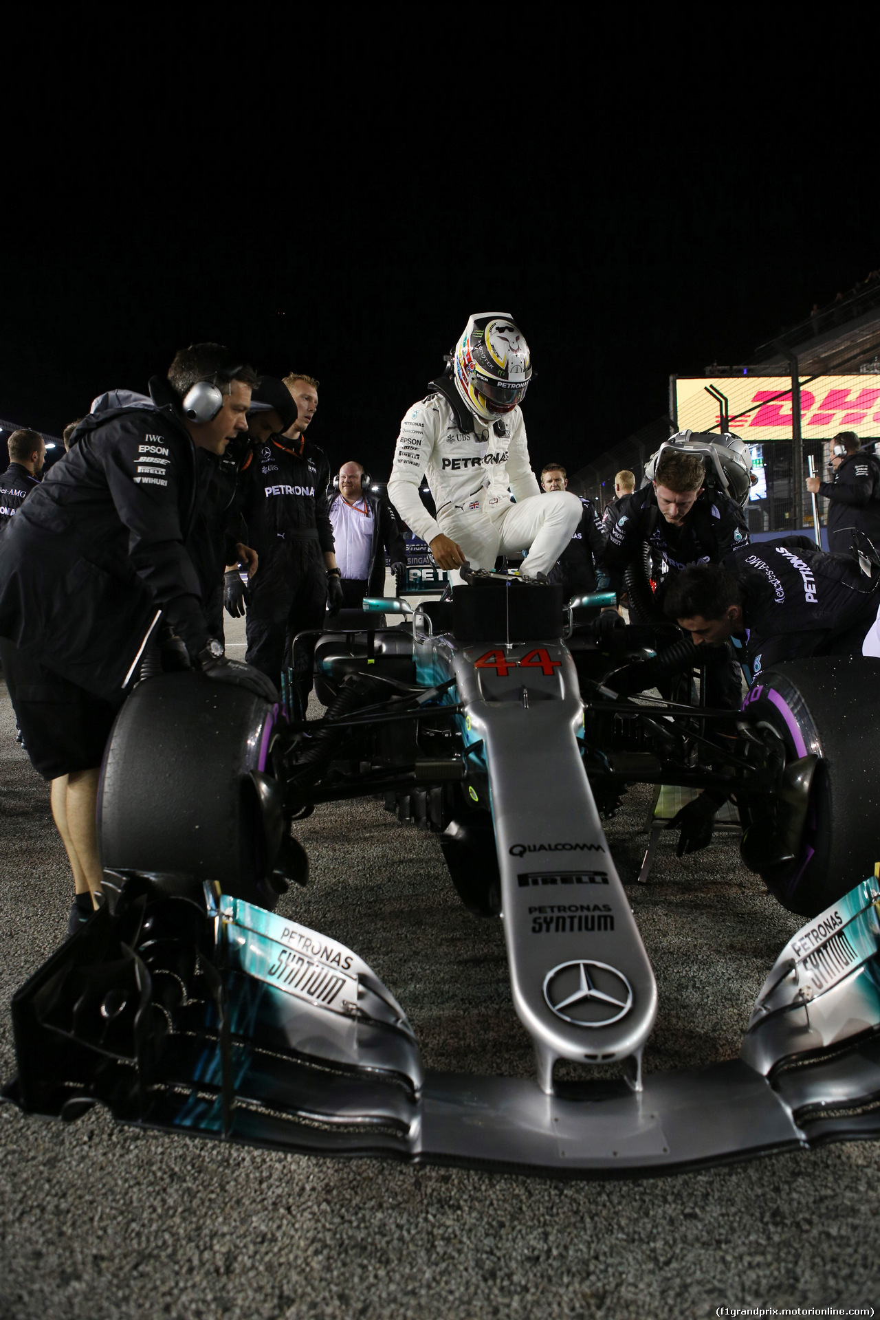 GP SINGAPORE, 17.09.2017 - Gara, Lewis Hamilton (GBR) Mercedes AMG F1 W08