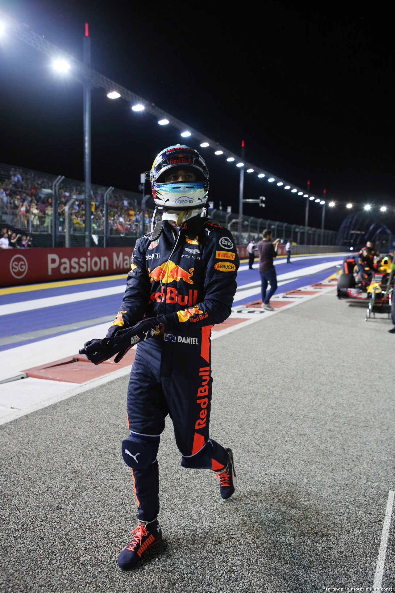 GP SINGAPORE, 17.09.2017 - Gara, Daniel Ricciardo (AUS) Red Bull Racing RB13