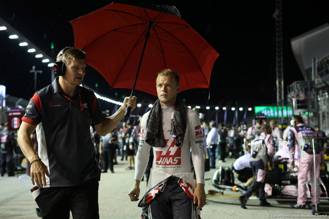 GP SINGAPORE, 17.09.2017 - Gara, Kevin Magnussen (DEN) Haas F1 Team VF-17