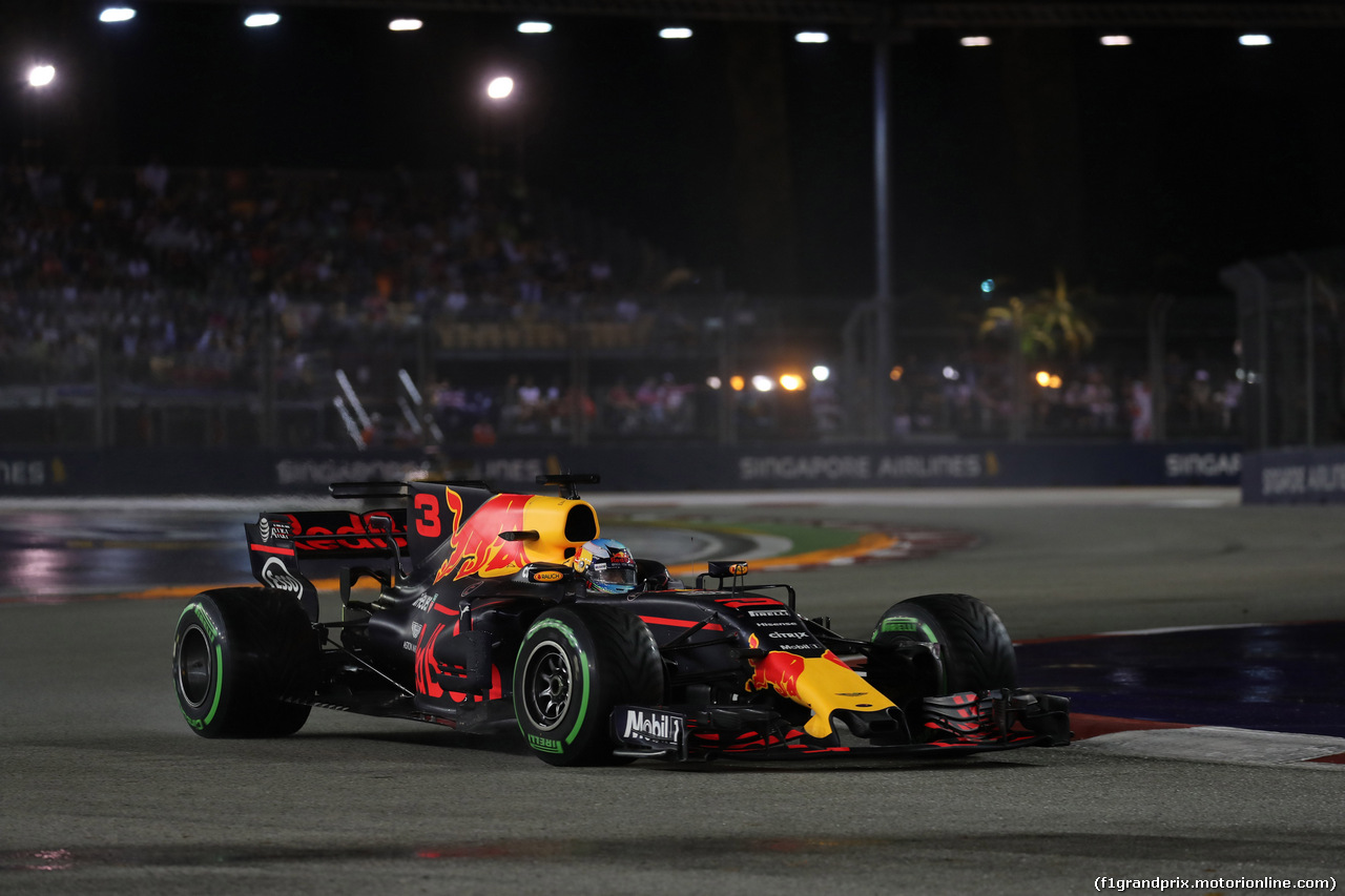 GP SINGAPORE, 17.09.2017 - Gara, Daniel Ricciardo (AUS) Red Bull Racing RB13