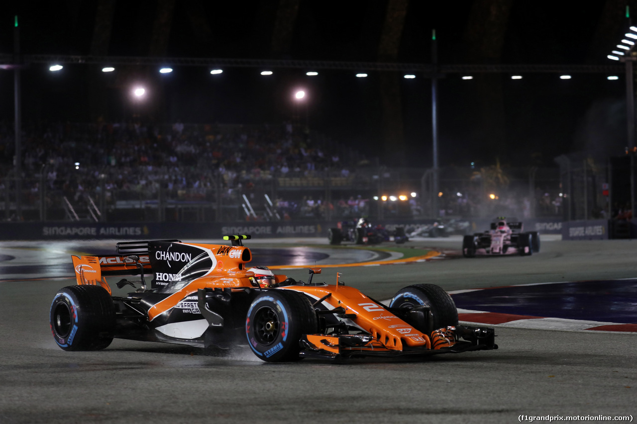 GP SINGAPORE, 17.09.2017 - Gara, Stoffel Vandoorne (BEL) McLaren MCL32