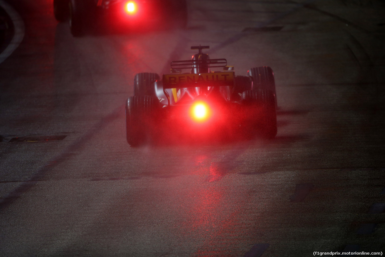GP SINGAPORE, 17.09.2017 - Gara, Nico Hulkenberg (GER) Renault Sport F1 Team RS17