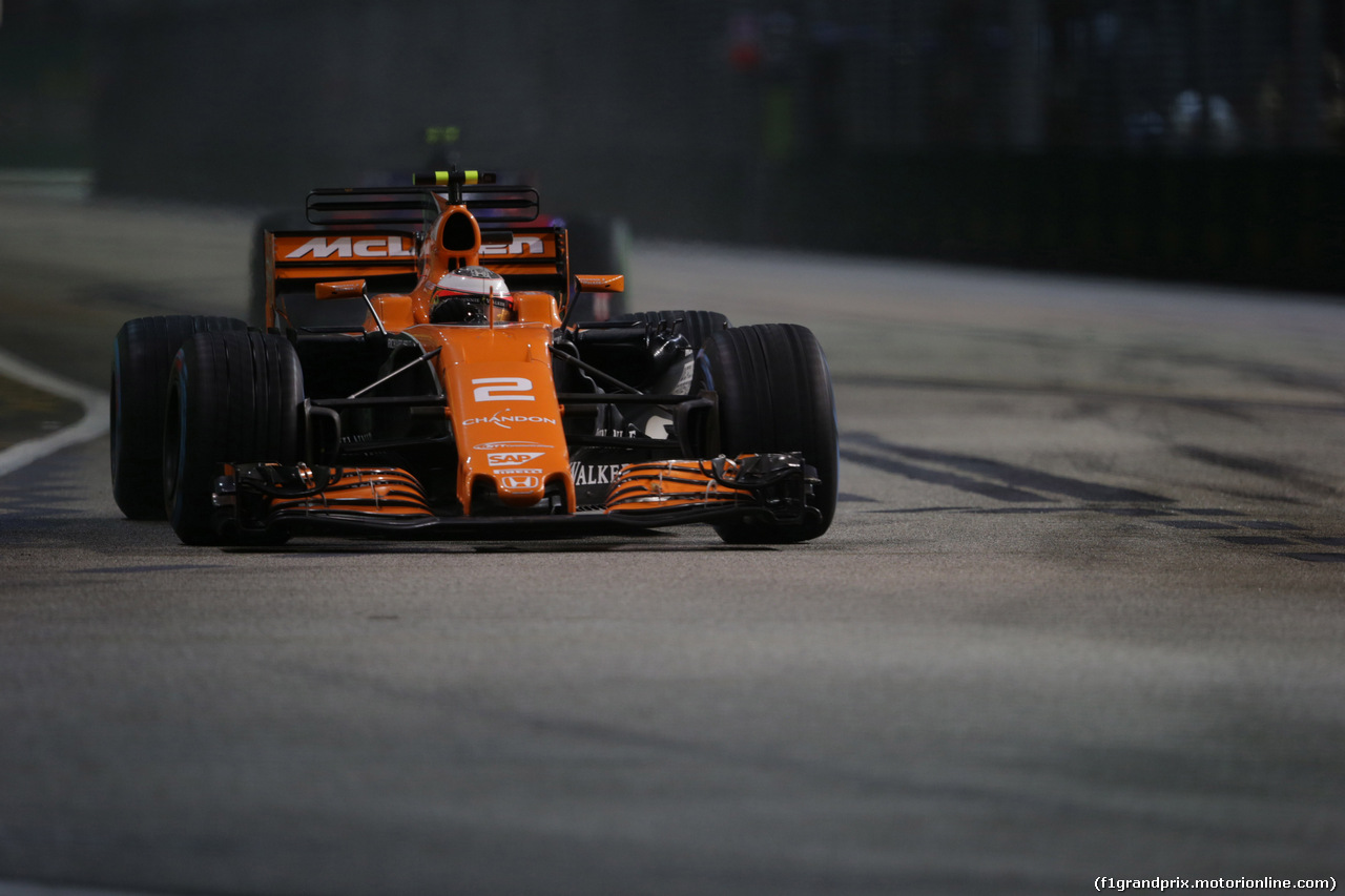 GP SINGAPORE, 17.09.2017 - Gara, Stoffel Vandoorne (BEL) McLaren MCL32