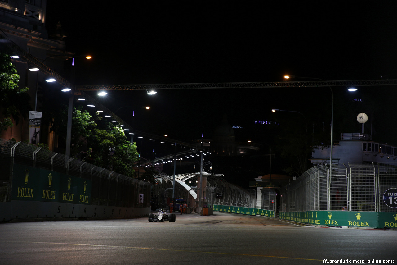 GP SINGAPORE, 17.09.2017 - Gara, Lance Stroll (CDN) Williams FW40