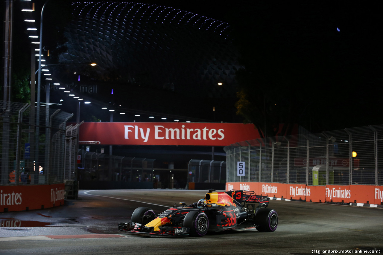 GP SINGAPORE, 17.09.2017 - Gara, Daniel Ricciardo (AUS) Red Bull Racing RB13