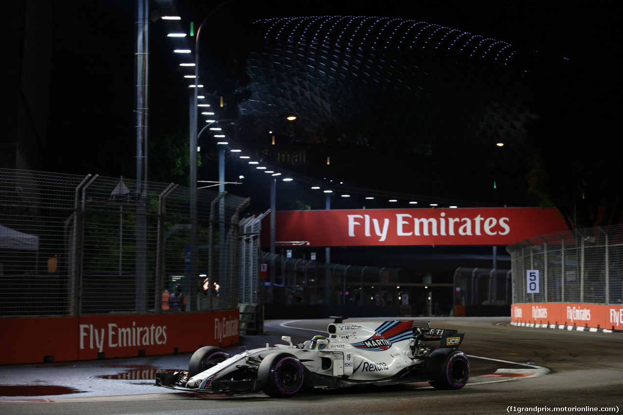 GP SINGAPORE, 17.09.2017 - Gara, Felipe Massa (BRA) Williams FW40