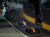 GP SINGAPORE, 17.09.2017 - Race, Safety car trought the pit lane, Stoffel Vandoorne (BEL) McLaren MCL32
