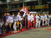 GP SINGAPORE, 17.09.2017 - Gara, The drives observe the national anthem