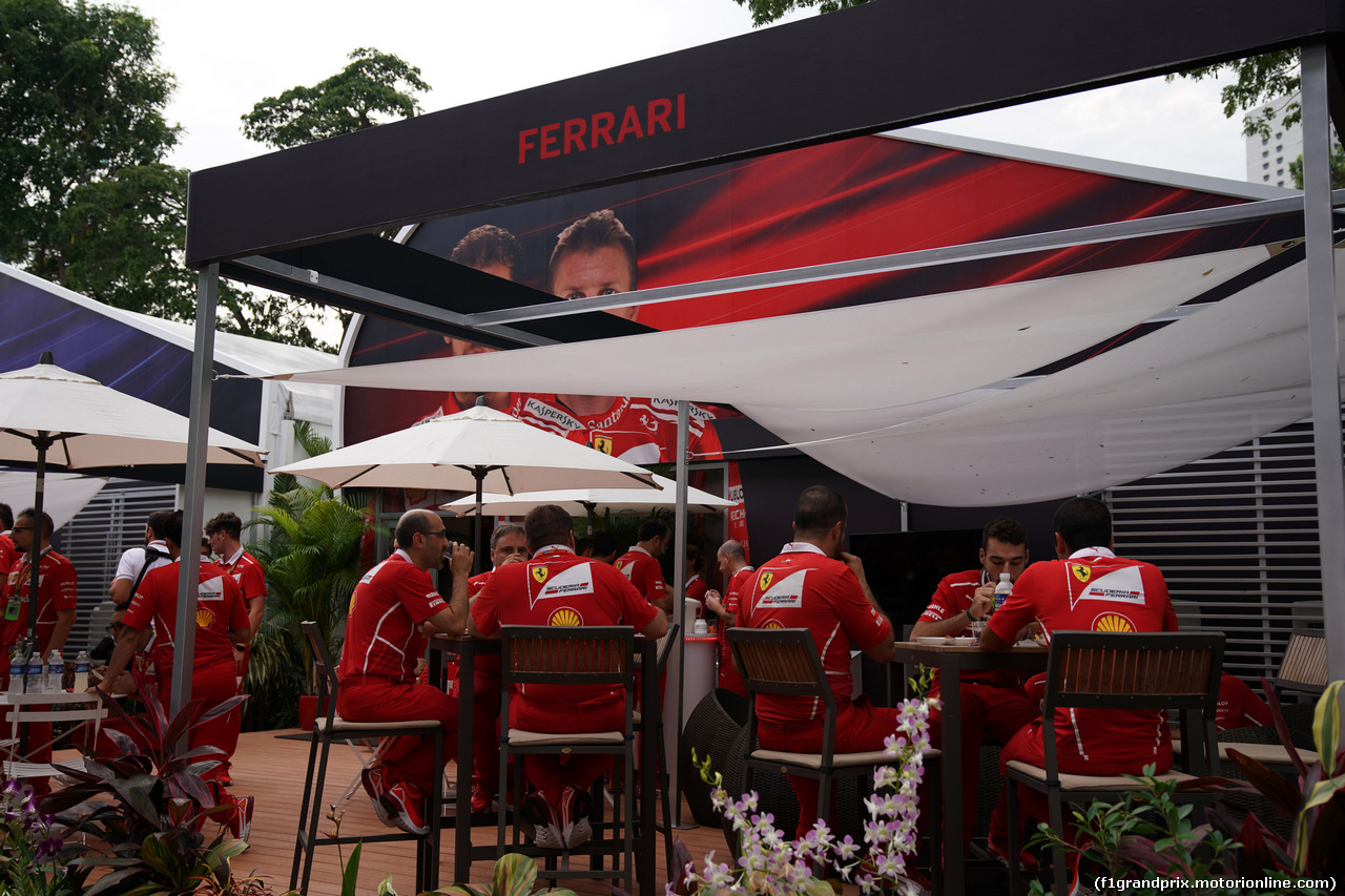 GP SINGAPORE, 14.09.2017 - Ferrari Hospitality