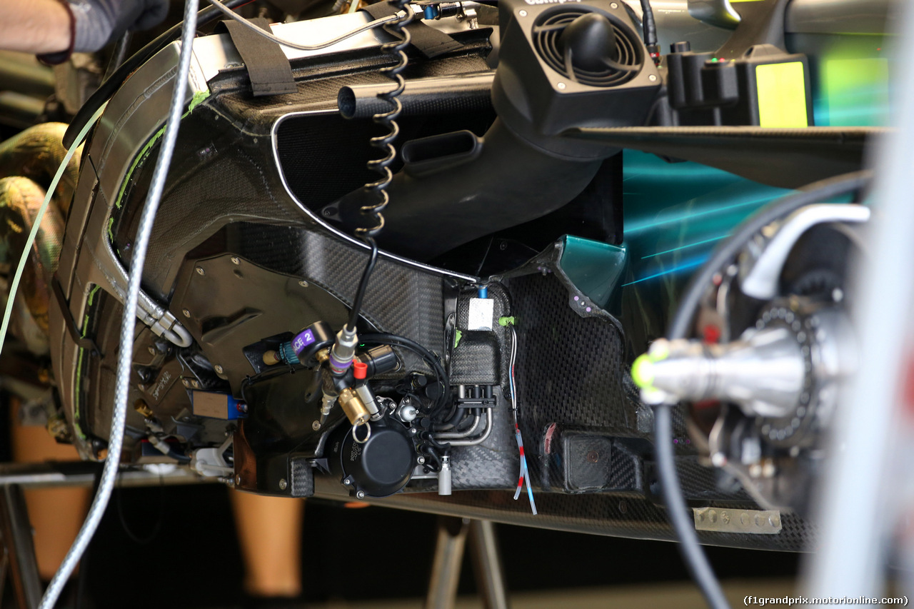 GP SINGAPORE, 14.09.2017 - Mercedes AMG F1 W08, detail