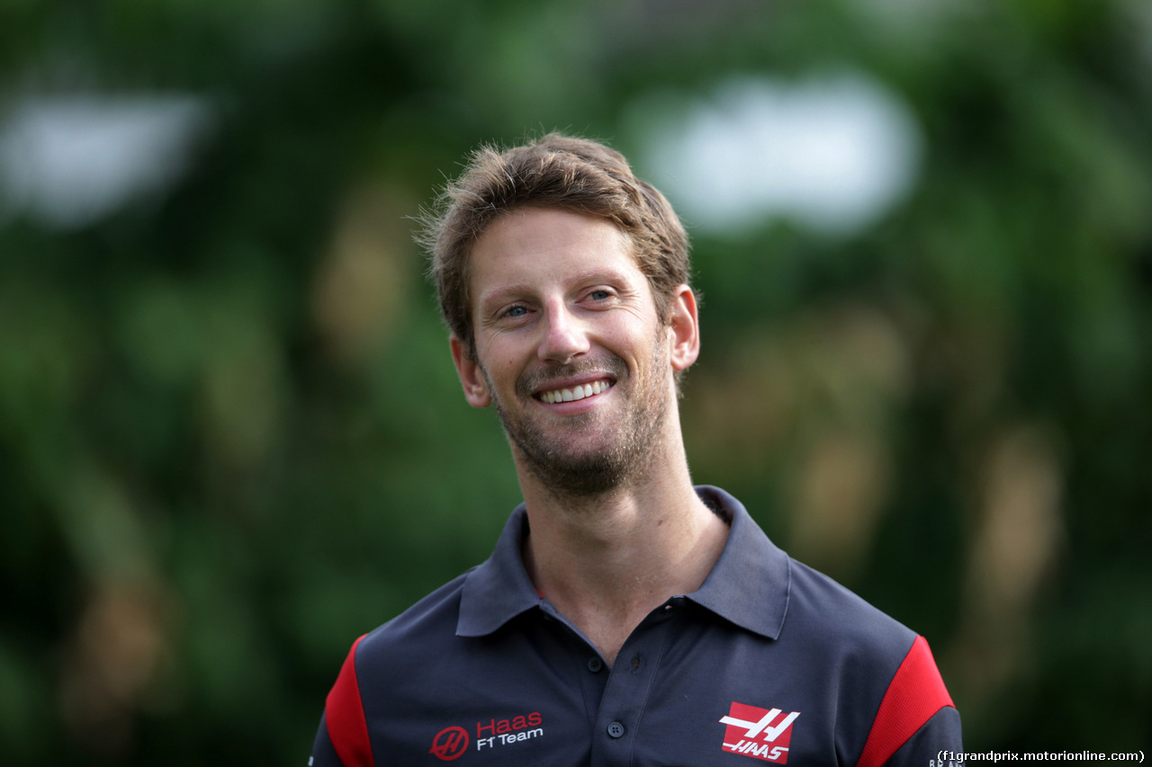 GP SINGAPORE, 14.09.2017 - Romain Grosjean (FRA) Haas F1 Team VF-17