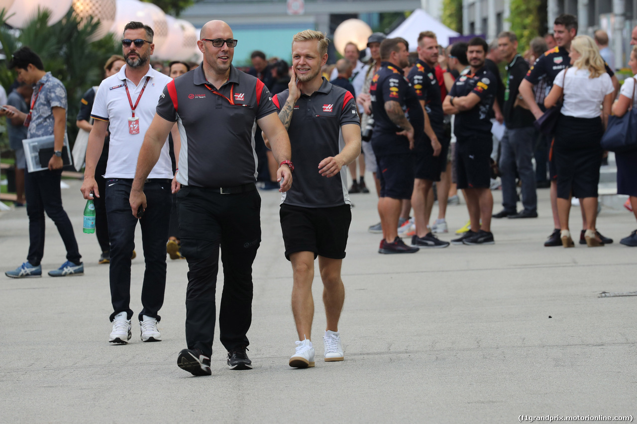GP SINGAPORE, 14.09.2017 - Kevin Magnussen (DEN) Haas F1 Team VF-17