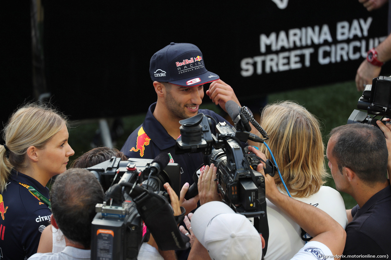 GP SINGAPORE, 14.09.2017 - Daniel Ricciardo (AUS) Red Bull Racing RB13