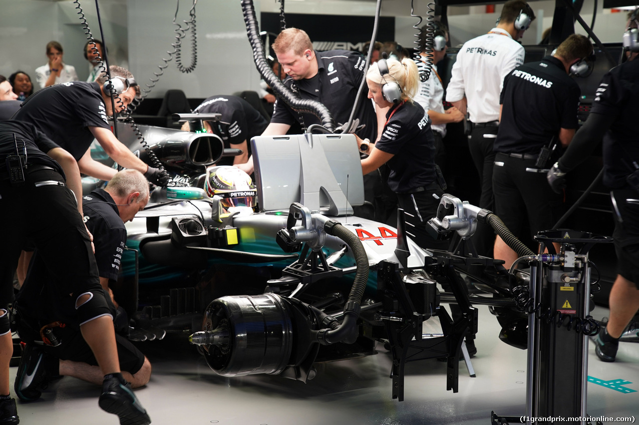 GP SINGAPORE, 16.09.2017 - Prove Libere 3, Lewis Hamilton (GBR) Mercedes AMG F1 W08
