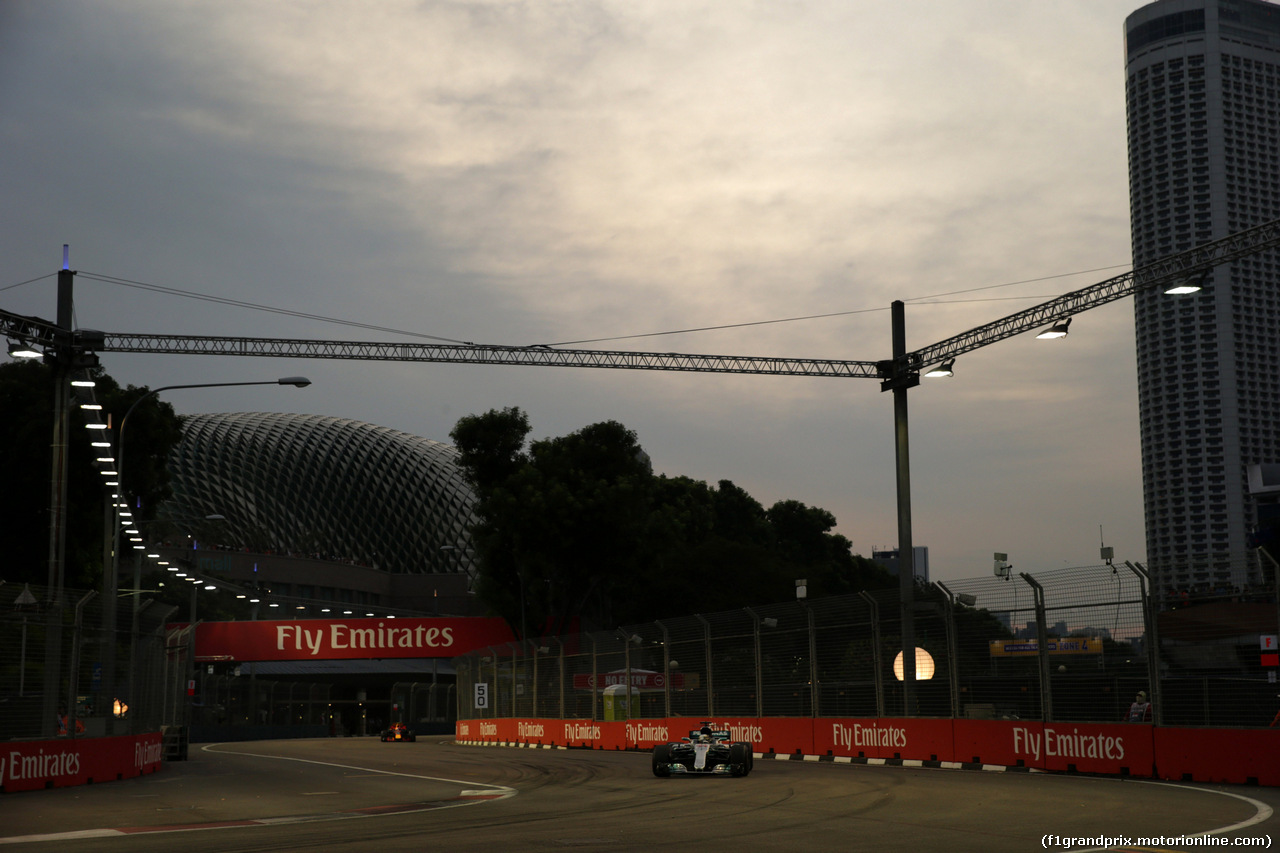 GP SINGAPORE, 16.09.2017 - Prove Libere 3, Lewis Hamilton (GBR) Mercedes AMG F1 W08