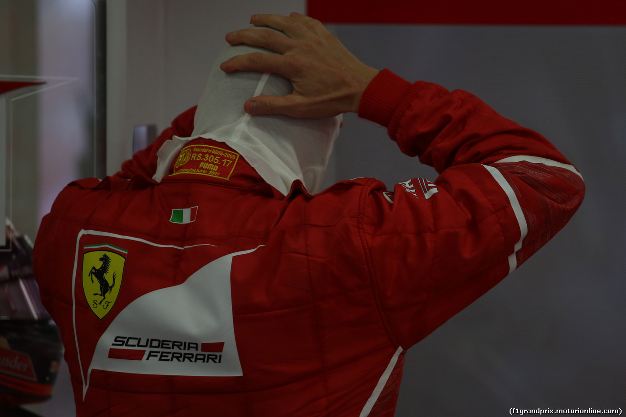 GP SINGAPORE, 16.09.2017 - Prove Libere 3, Kimi Raikkonen (FIN) Ferrari SF70H