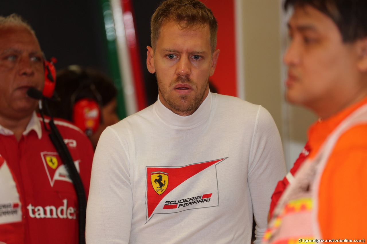 GP SINGAPORE, 16.09.2017 - Prove Libere 3, Sebastian Vettel (GER) Ferrari SF70H
