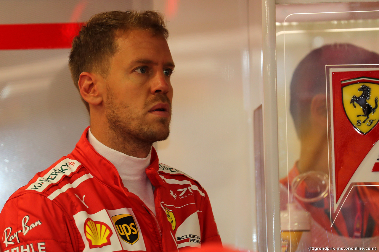 GP SINGAPORE, 16.09.2017 - Prove Libere 3, Sebastian Vettel (GER) Ferrari SF70H