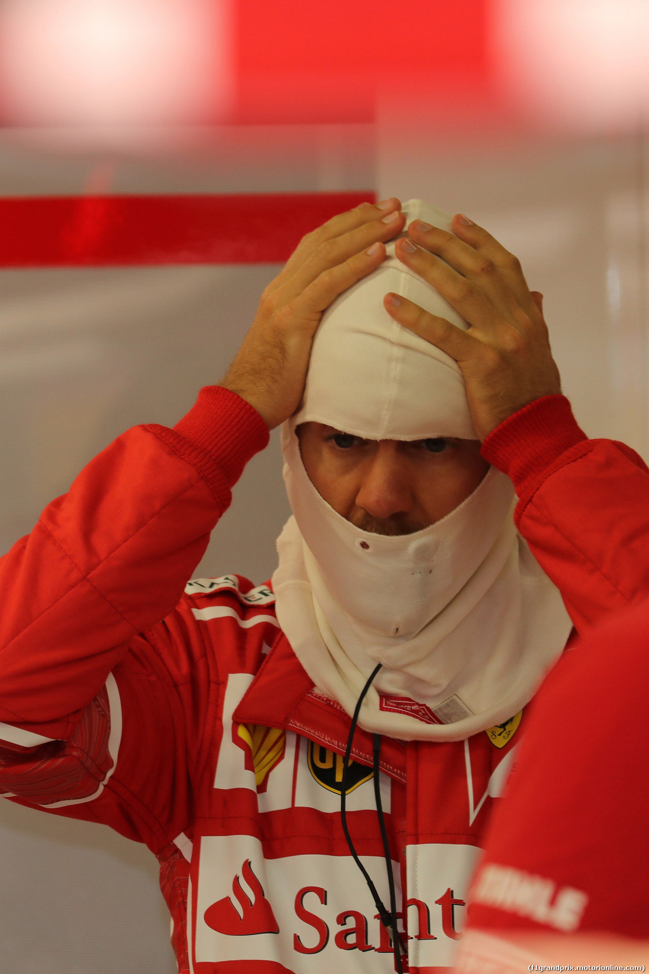 GP SINGAPORE, 16.09.2017 - Prove Libere 3, Sebastian Vettel (GER) Ferrari SF70H