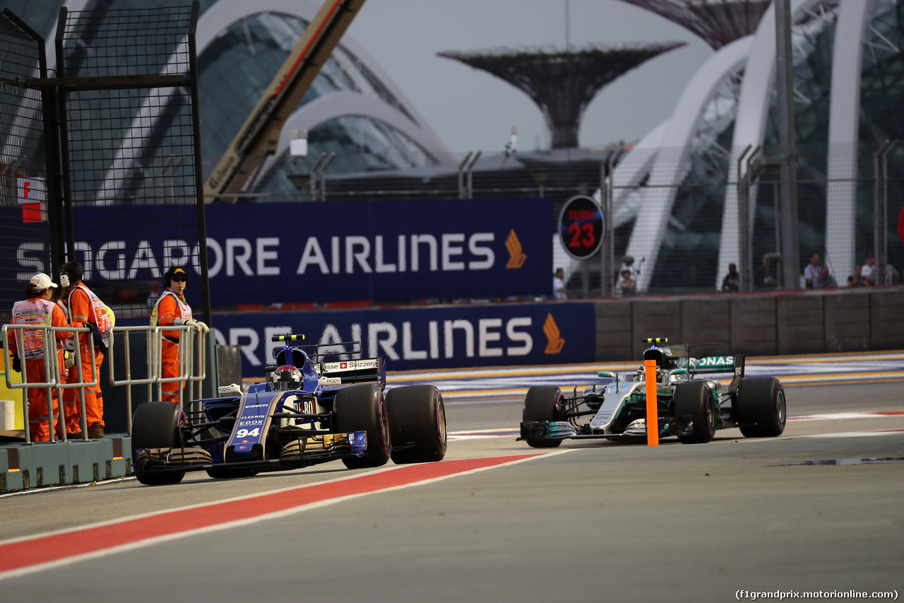 GP SINGAPORE, 16.09.2017 - Prove Libere 3, Pascal Wehrlein (GER) Sauber C36