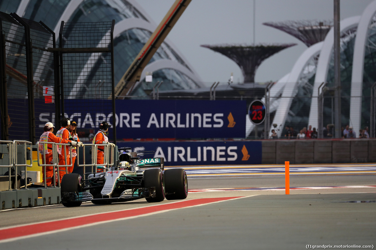 GP SINGAPORE, 16.09.2017 - Prove Libere 3, Lewis Hamilton (GBR) Mercedes AMG F1 W08
