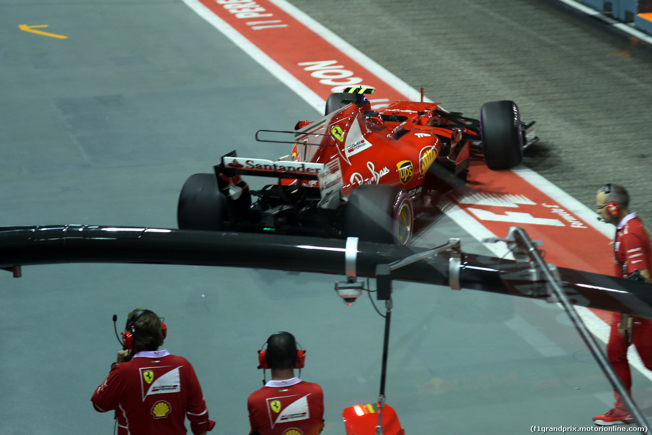 GP SINGAPORE, 16.09.2017 - Qualifiche, Kimi Raikkonen (FIN) Ferrari SF70H